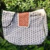 Schultertasche Unikat, rot