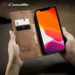 iPhone Leder Handyhülle braun