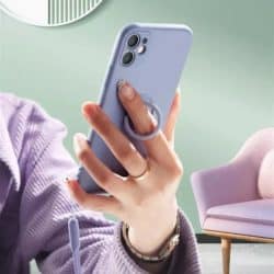 iPhone 12 & 12Pro Handyhülle mit Ringhalter Purple