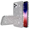 iPhone 12 Pro/12 Diamond Handyhülle  ohne Fingerhalter Silver