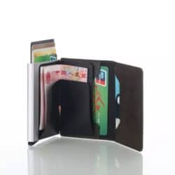 Kreditkarten Etui slim RFID geschützt schwarz