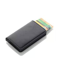 Kreditkarten Etui slim RFID geschützt schwarz