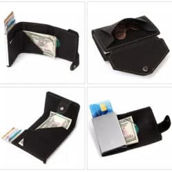 Kreditkarten Etui echt Leder RFID Schutz