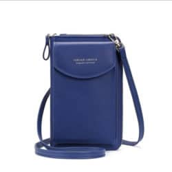 Crossbody Tasche mit Umhängekordel blau
