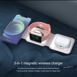 Apple 3in1 Qi Wireless Charger weiss