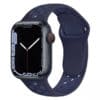 Apple Watch Silikon Sportarmband midnight blue