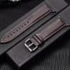 Apple Watch Kalbsleder aus echtem Leder hochwertig verarbeitet - braun
