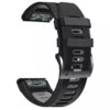 Garmin Silikon Quickfit Armband 22mm schwarz grau