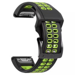 Garmin Silikon Quickfit Armband 22mm black green