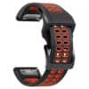 Garmin Silikon Quickfit Armband 22mm black red