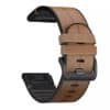 Garmin Silikongel Leder Quickfit Armband beige