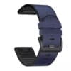Garmin Silikongel Leder Quickfit Armband dunkelblau