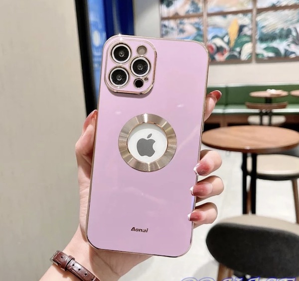 iPhone 13 Pro Max Luxury Handyhülle mit Kameraschutz purple