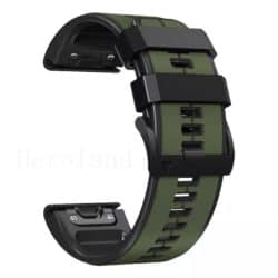 Garmin Quickfit Armband 22mm army grün schwarz