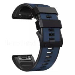 Garmin Quickfit Armband 22mm dunkelblau schwarz