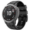Garmin Quickfit 22mm Armband grau schwarz