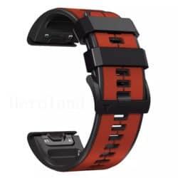 Garmin Quickfit Armband 22mm rot und schwarz