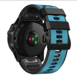 Garmin Quickfit 22mm Armband türkis schwarz