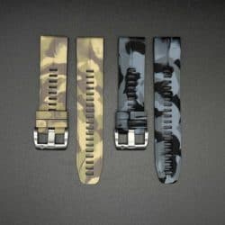 Garmin Silkon Quickfit Armband Set 22mm - camouflage sand & dunkel