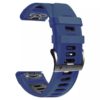 Garmin Silikon Quickfit Armband 22mm in midgnightblau schwarz