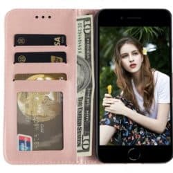 iPhone 14 Pro Max Flip Hülle mit Kreditkarten und Notenfach