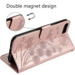 iPhone 14 Pro Max Flip Hülle mit Kreditkarten und Notenfach sowie Magnetverschluss