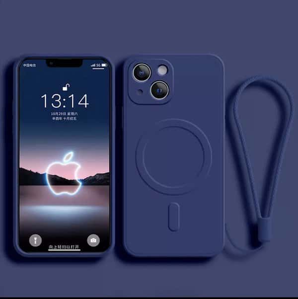 iPhone 14 Pro Max MagSafe mit Schlaufe - dark blue