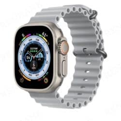 Apple Watch Armband Ocean (49/45/44/42mm) hellgrau