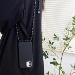 iPhone 14 Pro Handykette in schwarz mit Modell