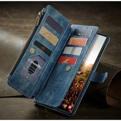 Samsung Handyhülle mit Kartenslots blau