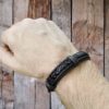 Lederamband Unisex aus echtem Leder in braun