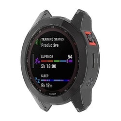 Garmin Fenix 7X Gummi TPU Schutzhülle - perfekte Passform - schwarz