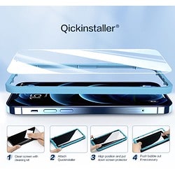 iPhone 14 Pro Max Panzerglas quick installer