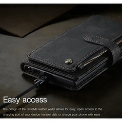 Samsung S23 ultra Hülle und Brieftasche in schwarz
