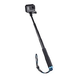 Go Pro ausziehbarer Selfie Stick in blau schwarz